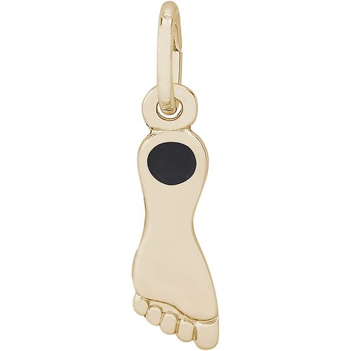 Black Heel NC Charm - Gold Plated - 10-4505