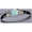 Black Titanium Bar Hook Bracelet - Sterling Silver 14K Gold Wraps 6mm 6.5 Inch - C6TLLBT65