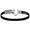 Black Titanium Bracelet - Sterling Silver Hook Sterling Silver Wrap 6mm 7.5 Inch