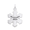 Blizzard Snowflake Charm  - Sterling Silver  - 10-2098-0-SS