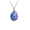 Blue Egg Necklace - Diamonds  Sterling Silver - NN0586WA