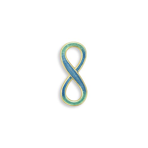 Blue Infinity Pendant.18K Gold - NNG122A-X