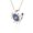 Blue Sapphire Crab Pendant in Yellow Gold, Hawaiian Inspired  Pendant, SCP-36097/ BSD