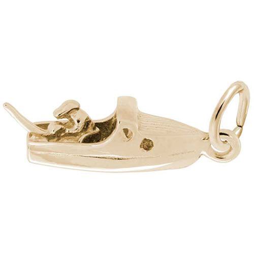 Boat Charm 10K Gold - 10-698-0-10K