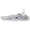 Boat Charm 14K While Gold - 10-1128-0-14KW