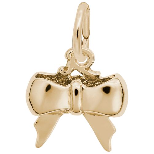 Bow Charm - 14K Gold - 10-1536-14kg