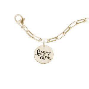 Boy Mom Bracelet Set - Gold Plated - 27-1968-320-GP