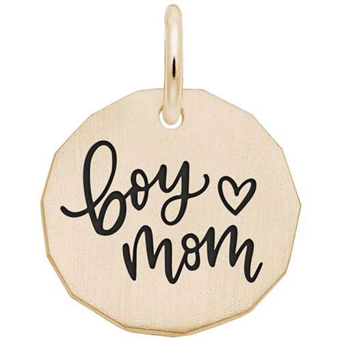 Boy Mom Charm 10K Gold - 10-1968-0-10K