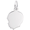 Boys Head Charm White Gold - 10-2497