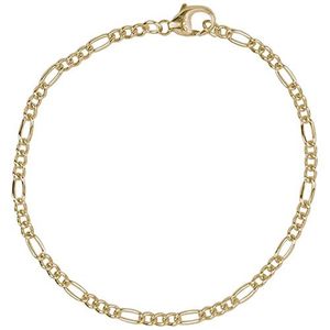 Petite Curbed Figaro Classic Bracelet - 8 Inch 10K Gold - 20-120-8-10K
