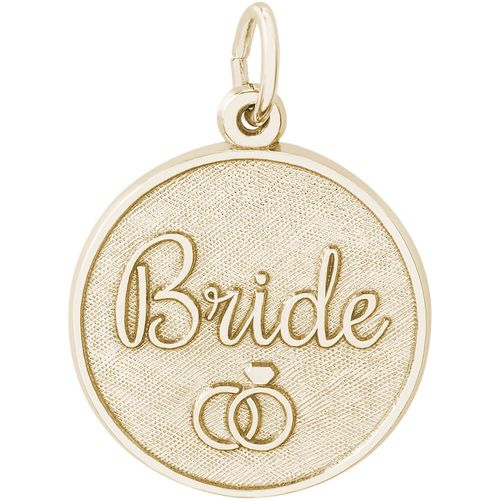 Bride Disc Charm - 10K Gold - 10-1833-10kg