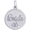 Bride Disc Charm - 14K White Gold - 10-1833-wg