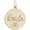 Bride Disc Charm - Gold Plated - 10-1833-gp