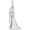 Bride & Groom Charm White Gold - 10-8156