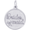 Bridesmaid Disc Charm - Sterling Silver - 10-1835-s