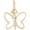 Butterfly Charm 10K Gold - 10-3554