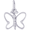 Butterfly Charm Silver - 10-3554