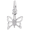 Butterfly Charm White Gold - 10-5505