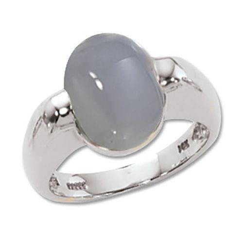 Cabin Blue Chalcedony Ring - Sterling Silver Size 7 - 70494BC-SS