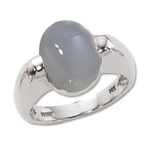 Cabin Blue Chalcedony Ring - Sterling Silver Size 7 - 70494BC-SS