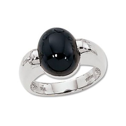 Cabin Onyx Ring - 14K White Gold Size 7