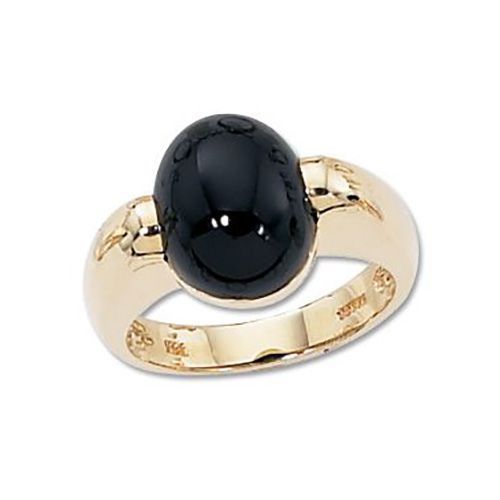 Cabin Onyx Ring - 14K Yellow Gold Size 7