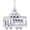 Cable Car Charm White Gold - 10-8256