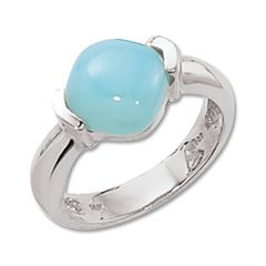 Cabochon White Gold Rings