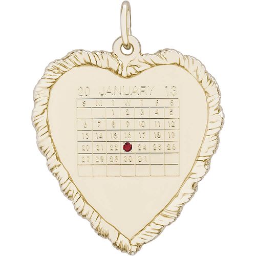 Calendar Charm - 10K Gold - 10-4642-10kg