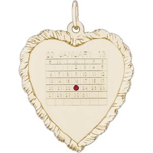 Calendar Charm - 10K Gold - 10-4642-10kg