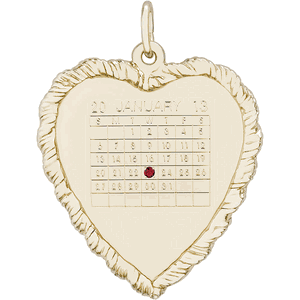 Calendar Charm - Gold Plated - 10-4642-gp