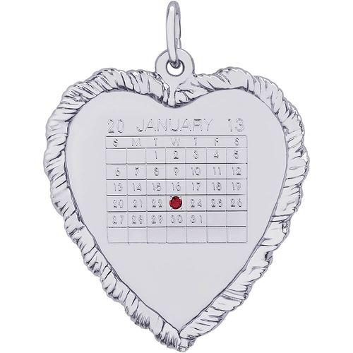 Calendar Charm - Sterling Silver - 10-4642-s