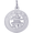 Canada Inukshuk Charm Silver - 10-2828