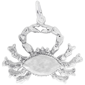 Cancer Charm 14K While Gold - 10-4136-0-14KW