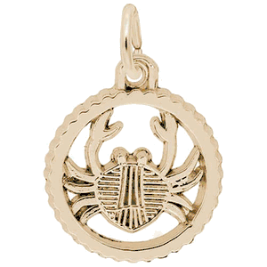 Cancer Charm Gold Plated - 10-4546-0-GP