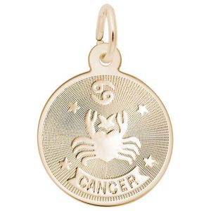 Cancer Charm Gold Plated - 10-4586-0-GP