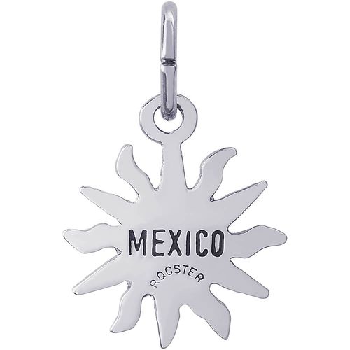 Cancun Sun Small Charm - 14K White Gold