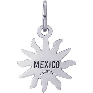 Cancun Sun Small Charm - 14K White Gold