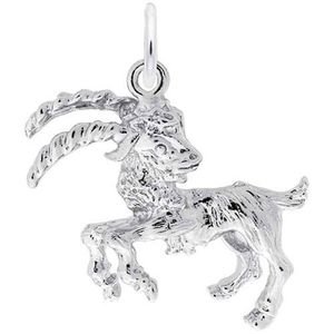 Capricorn Charm 14K While Gold - 10-4142-0-14KW