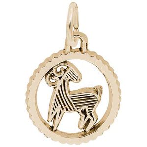 Capricorn Charm Gold Plated - 10-4552-0-GP