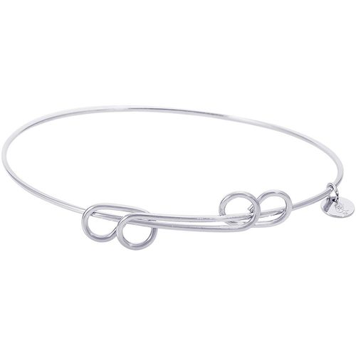 Carefree Expandable Bangle Bracelet - Silver 7 Inch - 20-0503-7-s