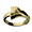 Caribbean Golf Ring - 14K Yellow Gold Size 7.0