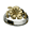 Caribbean Hibiscus Ring - Sterling Silver & 14K Yellow Gold Size 9.0