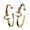 Caribbean Hook Earrings - 10K Yellow Gold