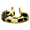 Caribbean Hook Ring - 14K Yellow Gold 4mm Size 8.0
