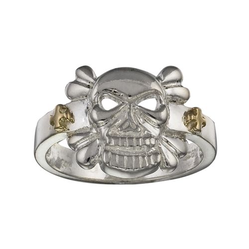 Caribbean Pirate Ring - 14K White Gold Size 8