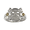 Caribbean Pirate Ring - Sterling Silver & 14K Gold Size 9.0