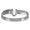 Caribbean White Topaz Hook Bracelet - Sterling Silver 8mm 8.5 Inch