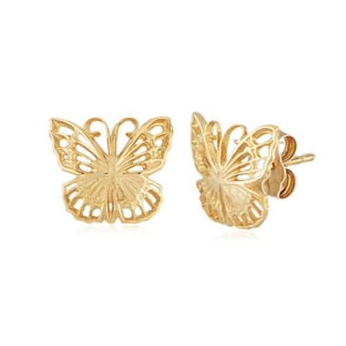 Carla 14kg Cast Butterfly Earrings