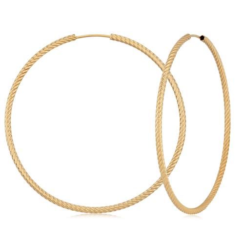 Carla 14kg 1.8x40mm Twist Tubing Earrings